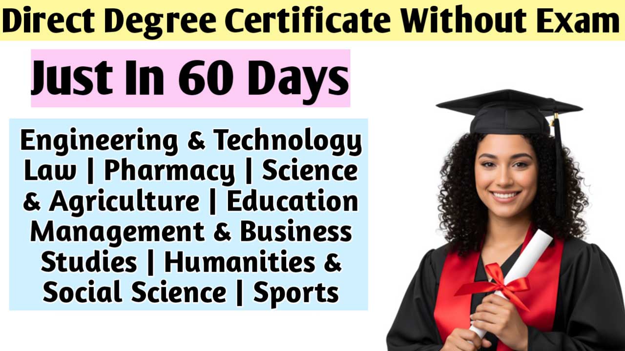 Direct Degree certificate in bangalore